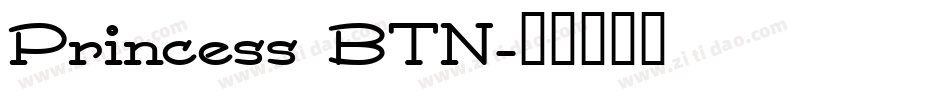 Princess BTN字体转换